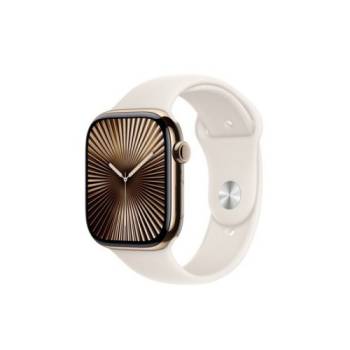매장 단기진열 S급★ 애플워치 10세대 셀룰러 46mm 골드 티타늄 (스트랩 랜덤 출고)